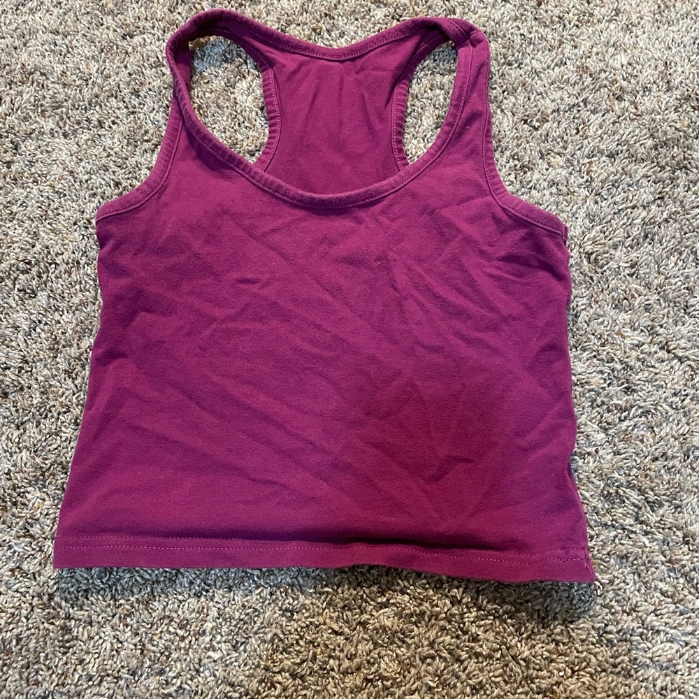 Purple tank